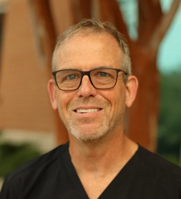 Dr. Scott Scallion, prosthodontist at Little Rock Family Dental Care.